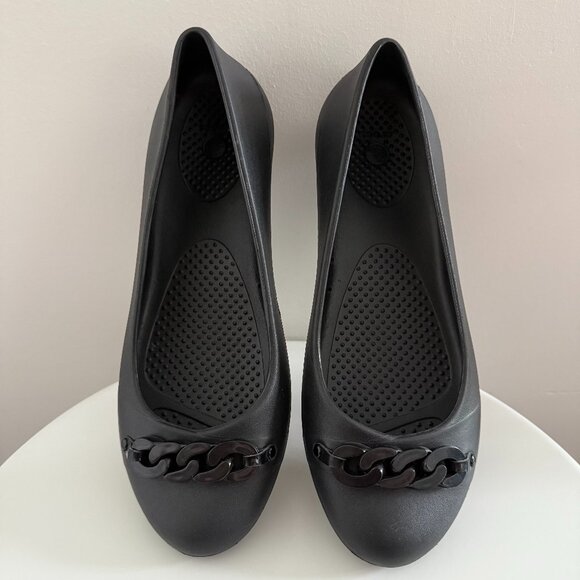 Crocs - Black - Gianna Ballet Flats - Size 8 - Picture 2 of 6